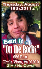 Ben G at On Teh Rocks 8.18.11